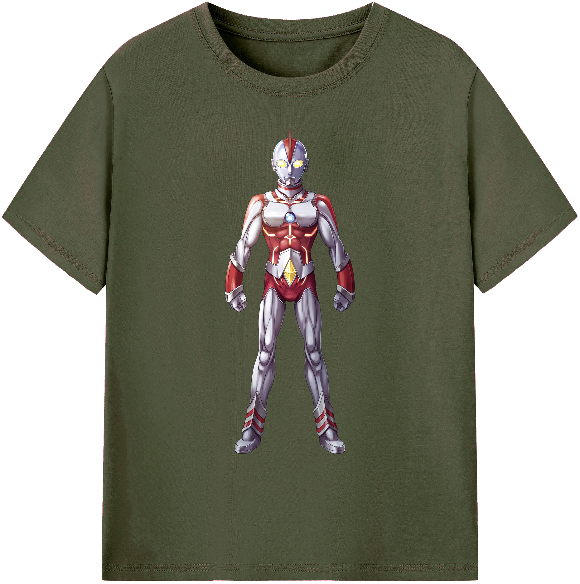 （画像用） ウルトラマン Ultraman 綿100％ メンズ半袖Tシャツ｜肌触りやわらか＆通気性